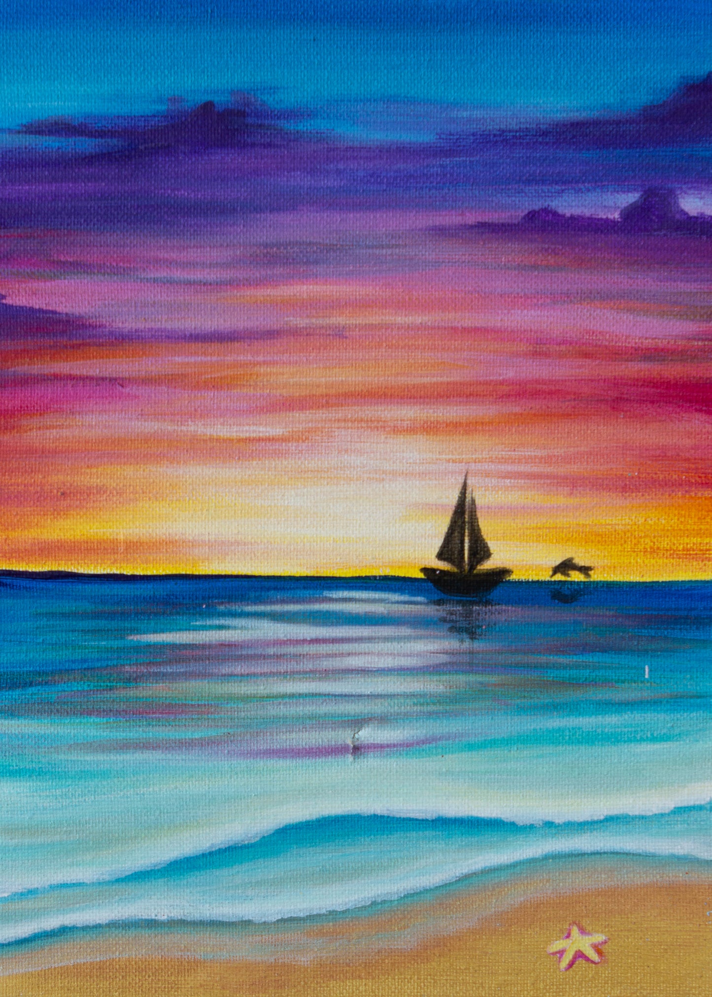 Beach 5x7 Print