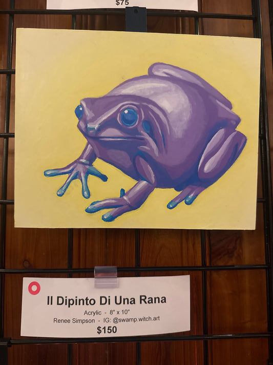 Il Dipinto Di Una Rana