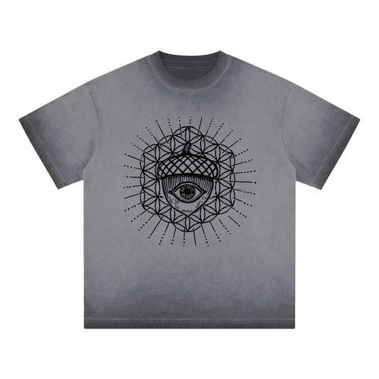 Artistic Acorn T Shirt Front