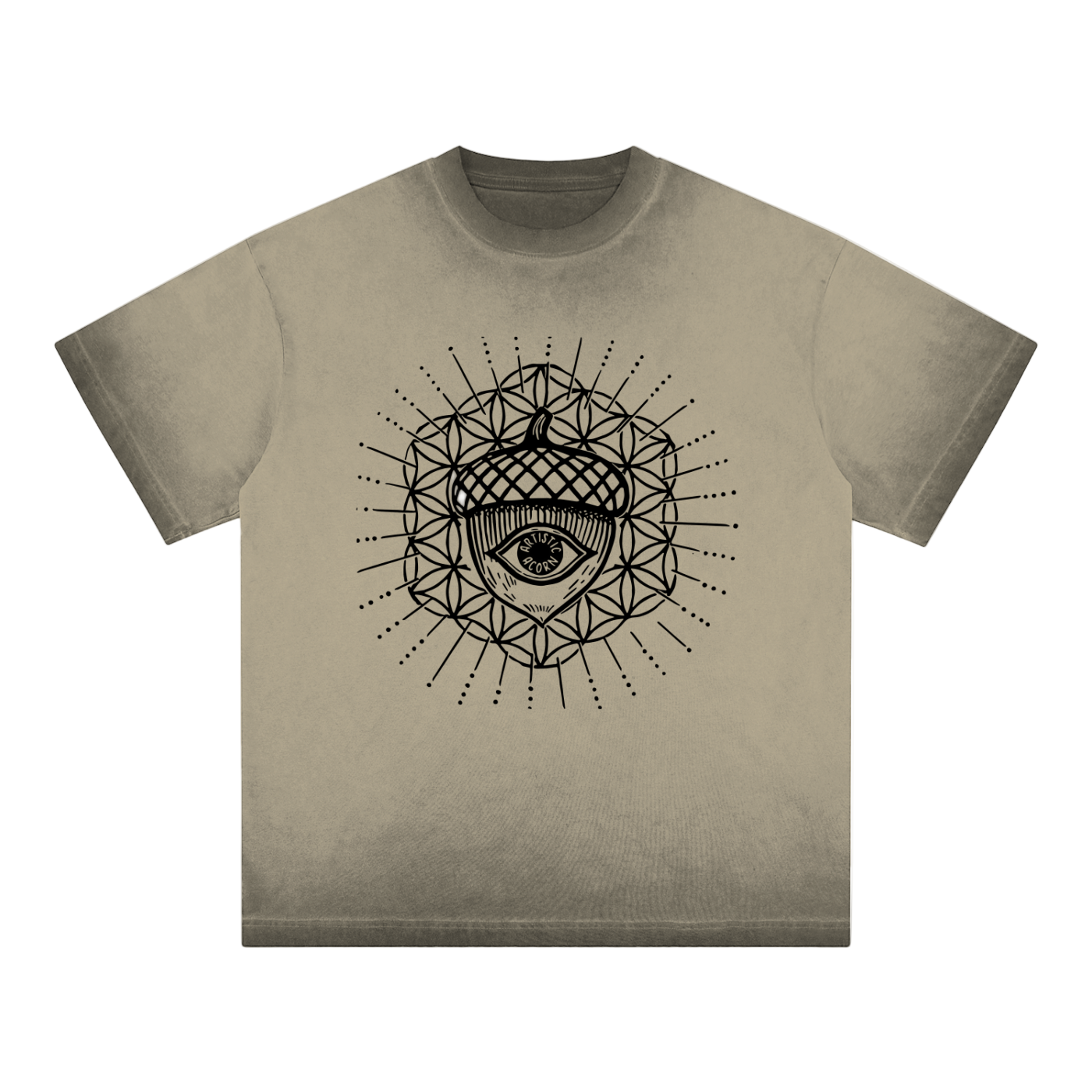 Artistic Acorn T-Shirt Front
