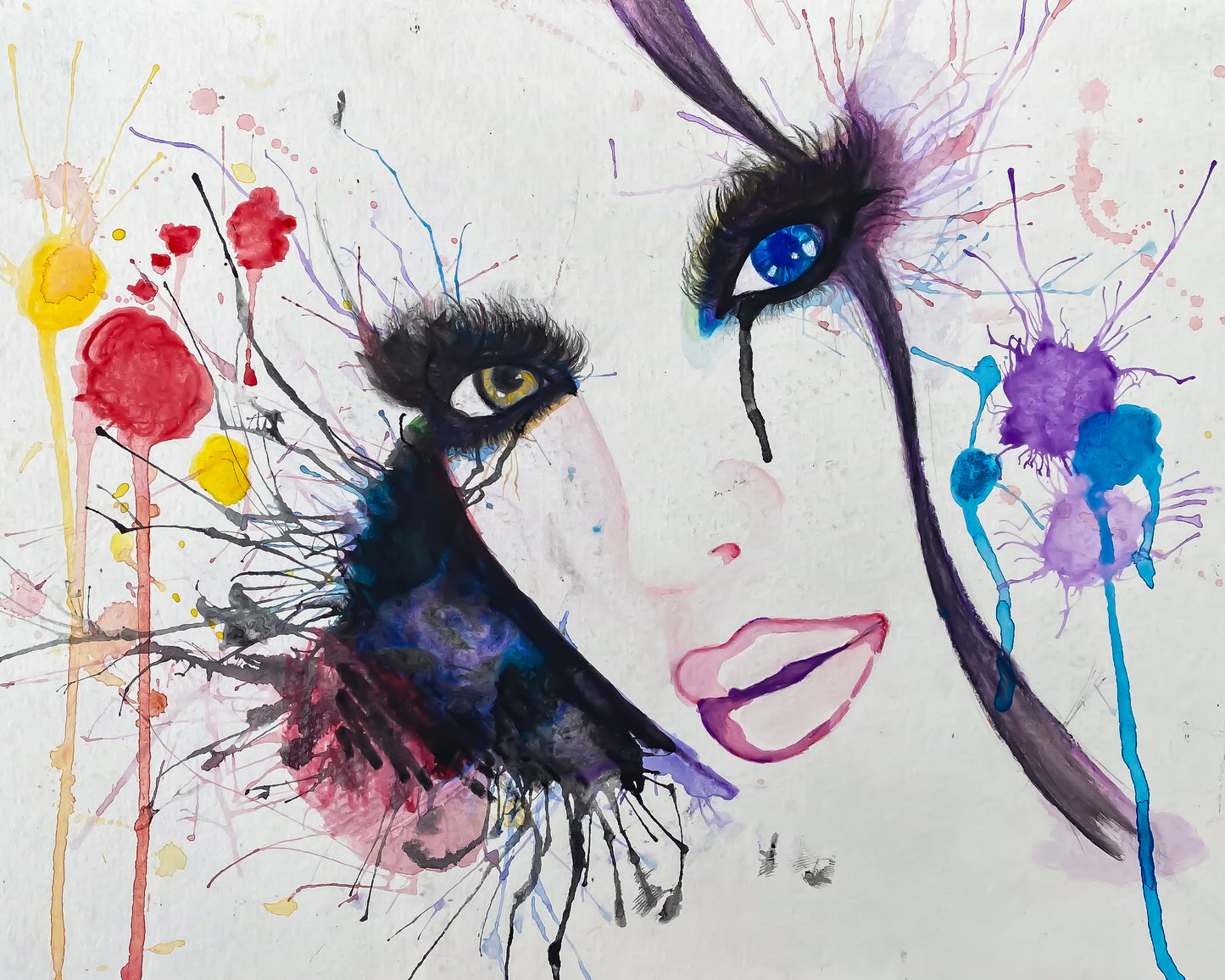 Impressionistic Heterochromia 5x7 Print